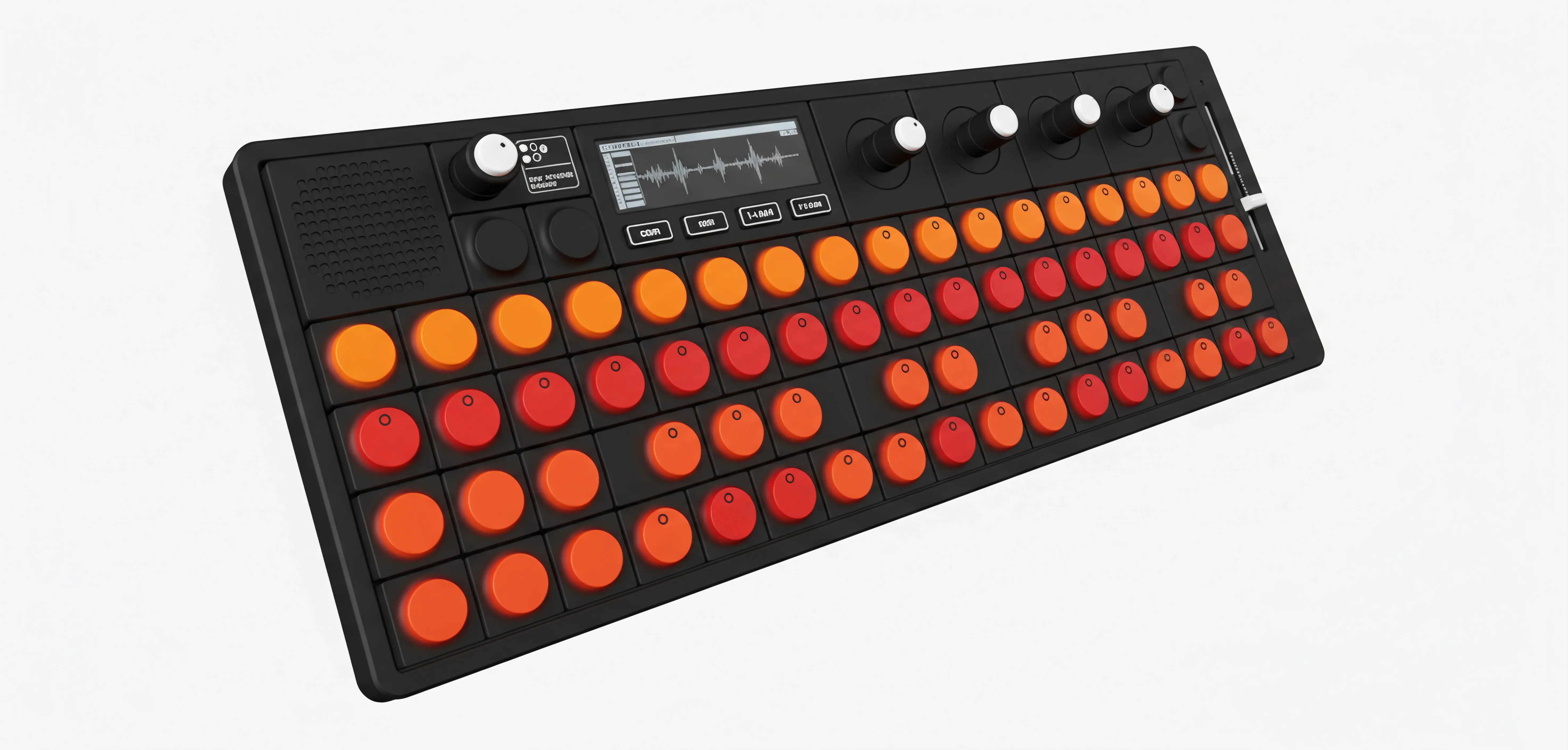 supercraft ai render feature showcasing rendering of a CAD model of a synthesizer